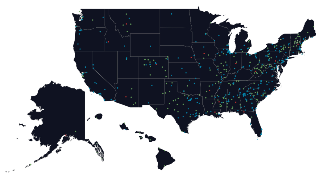 WB RCO Heat Map as of Dec 2023